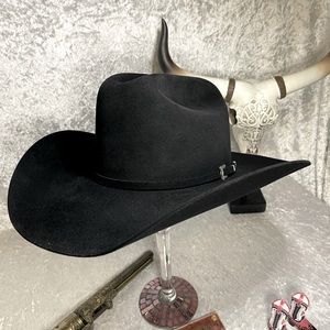 Immaculate Resistol Black Gold Western Cowboy Hat